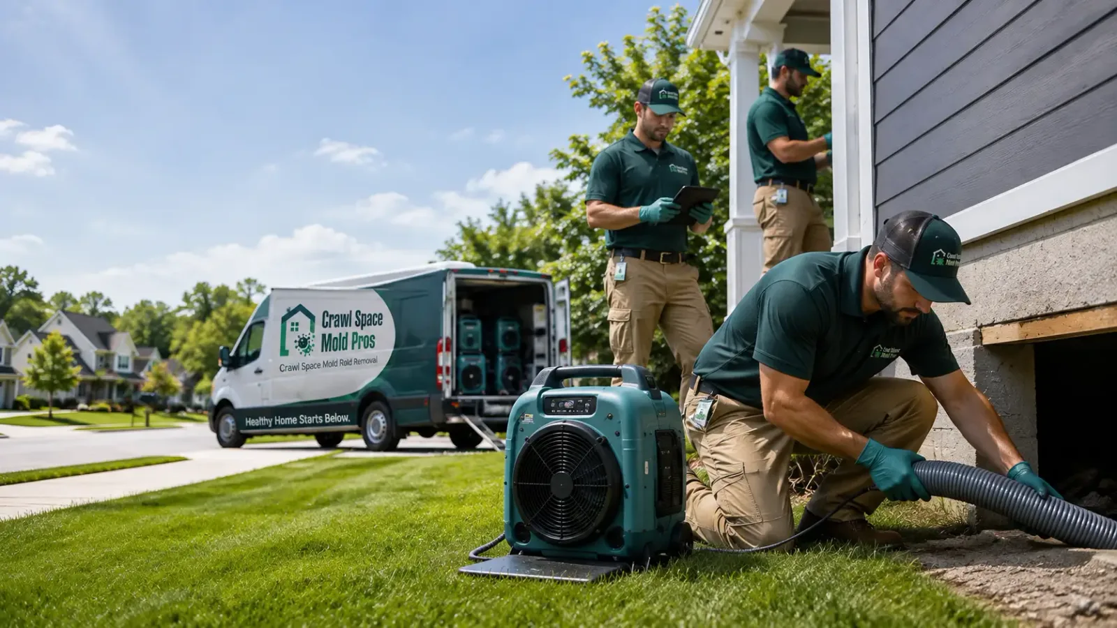 Crawl Space Mold Removal in Inman, NE